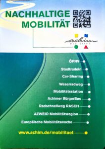 Postkarte mit Zielen des Mobilitätskonzeptes.